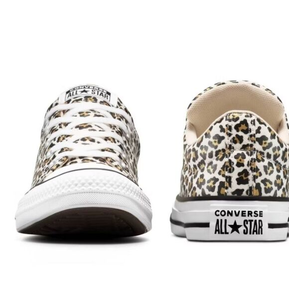 Converse Street Low Top Cheetah Sneakers - Picture 5 of 12